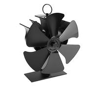 Warmhm Ventilatore Termico per Anodizzato Silenzioso Elettricità Ottimizza La Circolazione e Consumo per Pellet e