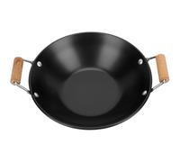 Warmhm Wok in Inossidabile Per Induzione Con Manici Laterali - Padella Antiaderente Per Cottura a Gas e Induzione - Dimensioni 28 x 8 Cm Ideale Per Shabu Shabu e Hot Pot Set Completo Per