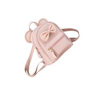 Warmhm Zainetto Piccolo Donna in Materiale Di Buona Qualità Zaino Casual Con Decorazioni a Nastro Pratico Zaino Da Viaggio Con Spazio Sufficiente Per Contenere Portafoglio Snack e Altri o