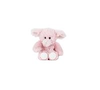 Warmies Peluche elefante rosa in formato mini, completamente riscaldabile nel microonde, da raffreddare nel congelatore o riscaldare nel microonde, cuscinetto riscaldante morbido