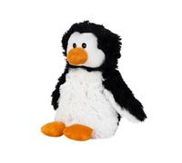 Warmies Peluche pinguino bianco e neroin formato mini, completamente riscaldabile nel microonde, da raffreddare nel congelatore o riscaldare nel microonde, cuscinetto riscaldante morbido