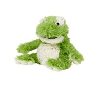 Warmies Peluche Rana in formato mini, completamente riscaldabile nel microonde, da raffreddare nel congelatore o riscaldare nel microonde, cuscinetto riscaldante morbido