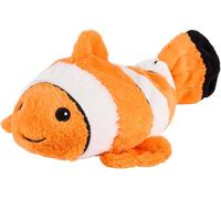 warmies Pesce pagliaccio di peluche di grandi dimensioni, completamente adatto al microonde e ponderato per paura, raffreddare nel congelatore o riscaldare nel microonde, morbido cuscino termico
