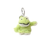 warmies Portachiavi a Forma di Rana, 16 cm, Profumato alla Lavanda Francese, Accessorio di Peluche per Chiavi o Borse