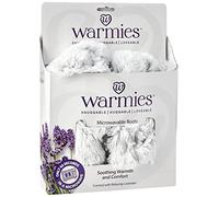 Warmies - Stivali termici completamente riscaldabili, profumati alla lavanda francese, colore: grigio Marshmallow,