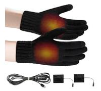 Warming - Guanti di ricarica USB con schermo touch screen | Guanti a mano resistenti al freddo per ciclismo invernale, sci, neve, motociclo, guida, ghiaccio e pesca