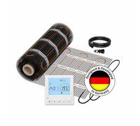 WARMON Riscaldamento elettrico da parete verticale: tappetino riscaldante Warmon Classic Light 100 W/m² con termostato, termostato: TS 50 digitale, dimensioni tappetino: 2 m²