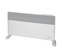 WARMTEC Termoconvettore Elettrico Basso Consumo 2000W Inverter - Stufa Smart WiFi con App, Termostato e Timer - Montaggio a Parete o Portatile, IP24 - Bianco