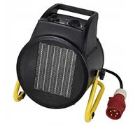 WARMTEC Termoventilatore con termostato 5000W - Stufa Elettrica per Garage, Officina - Riscaldatore PTC Basso Consumo, Angolo di inclinazione regolabile, protezione contro il surriscaldamento