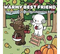 Warmy Best Friend: Simple & Cute Animal Coloring Book