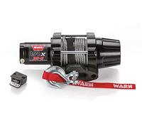 WARN 101030 VRX 35-S Powersports Verricello con interruttore montato sul manubrio e corda sintetica: diametro 3/16" x 50' lunghezza, capacità 1,75 tonnellate (1,6 kg)