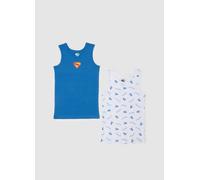 WARNER BROS, Bipack Canottiere Da Bambino In Puro Cotone Multicolor Con Stampa Superman, Multicolor, Taglia: 3-4