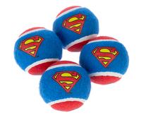 Warner Bros™ DC Set di palline da tennis Superman - 4 pz (Ø 6,3 cm ciascuna)