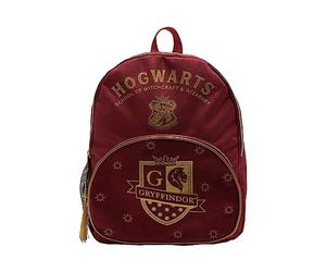 Warner Bros Harry Potter Alumni Backpack - Official Hogwarts School Bag with House Crest & Tassel Zip - Kids & Teens Rucksack