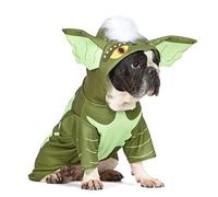 Warner Bros Horror Gremlins - Costume di Halloween per cani con cappuccio, taglia S, costume per cani, costume spaventoso per cani, prodotto con licenza ufficiale, verde (FF23212)