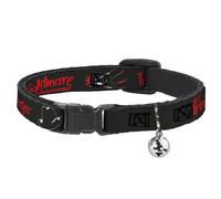 Warner Bros. Horror Movies Cat Collar, Breakaway Collar with Bell, A Nightmare o