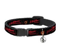 Warner Bros. Horror Movies Cat Collar, Breakaway Collar with Bell, A Nightmare o