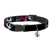 Warner Bros. Horror Movies Cat Collar, Breakaway Collar with Bell, Corpse Bride