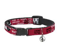 Warner Bros. Horror Movies Cat Collar, Breakaway Collar with Bell, It Pennywise