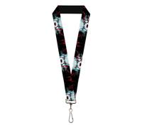 Warner Bros. Horror Movies Lanyard, It Chapter Two Pennywise Face Close Up Black