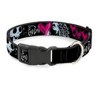 Warner Bros. Horror Movies Pet Collar, Dog Collar Plastic Buckle, Corpse Bride E