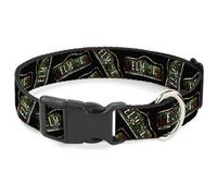 Warner Bros. Horror Movies Pet Collar, Dog Collar Plastic Buckle, Elm St Street