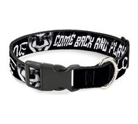 Warner Bros. Horror Movies Pet Collar, Dog Collar Plastic Buckle, It Pennywise F