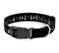 Warner Bros. Horror Movies Pet Collar, Dog Collar Plastic Buckle, The Nun Demon