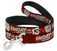 Warner Bros. Horror Movies Pet Leash, Dog Leash, Friday The 13th Mask and Machet