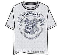 Warner Bros. Maglietta Basic Hogwarts Grigia - Harry Potter - S