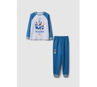 WARNER BROS, Pigiama Multicolor Da Bambino In Misto Cotone Looney Tunes X Italia Team, Multicolor, Taglia: 5-6