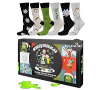 Warner Bros Rick And Morty Calze Uomo Cotone - Natale Regalo Per Lui 40-45