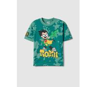 WARNER BROS, T-shirt In Puro Cotone Verde Da Bambino Regular Fit Con Stampa, Verde, Taglia: 5-6