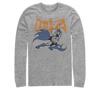 Warner Bros. Volare Alto T-Shirt, Grigio (Athletic Heather), 4XL (Tall) (Plus) Uomo