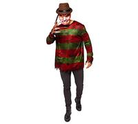 Warner Horror Freddy Krueger, costume da uomo per Halloween, taglia S 96,5-101,6 cm