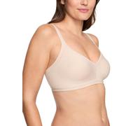 Warner's Blissful Benefits Underarm-Smoothing with Seamless Stretch Wireless Lightly Lined Comfort Bra Reggiseno a t-Shirt, Opaco, Butterscotch, XL Donna