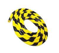 Warning Bumper Strip - U Shaped Foam | Edge Cushion For Table, Wall Machine | Yellow Black Protection Device | Flame Retardant Self Adhesive Sponge Guard | Shockproof Rubber Safety Wrap For Home Workshop