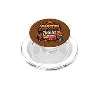 Warning Chocolate Will Make Clothes Shrink Citazione divertente PopSockets PopGrip per MagSafe
