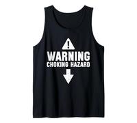 Warning Choking Hazard Costume Funny Easy Halloween Idea Canotta