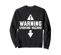 Warning Choking Hazard Costume Funny Easy Halloween Idea Felpa