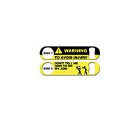 WARNING Don't Tell Me How To Do My Job Bartender Bottle Opener 7"""" He