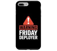 Warning Friday Deployer IT Joke For Developers Custodia per iPhone 7 Plus/8 Plus