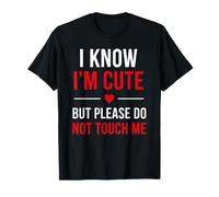 Warning Introvert I Know I’m Cute But Please Do Not Touch Me Maglietta