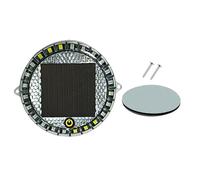 Warning Light | Solar LED Vehicles Flashing Lamp | Intelligent Sensor Flashing Alarm Safety Lamp, Colorful Waterproof LED Road Flares Warning Lights For Construction,Traffic, Factory