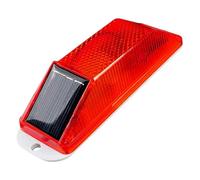 Warning Light, Weatherproof Hazard Signal, Energy Efficient LED, Automatic Dusk Dawn Sensor, Site Safety Component, High Intensity Illumination, Alert Fixture