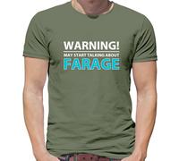 Warning Maggio Parlare Farage - T-Shirt - Elezione Reform Nigel Brexit Pm