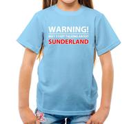 Warning Maggio Parlare Sunderland - T-Shirt - Nero Gatti Love Team Regalo