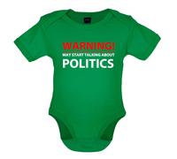 Warning Maggio Start Talking About Politica - Bambino T-Shirt / Body - Elezione