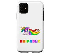 Warning May Spontaneously Start Talking About Unicorns Gift Custodia per iPhone 11