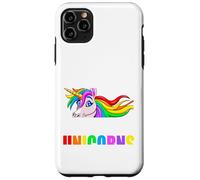 Warning May Spontaneously Start Talking About Unicorns Gift Custodia per iPhone 11 Pro Max